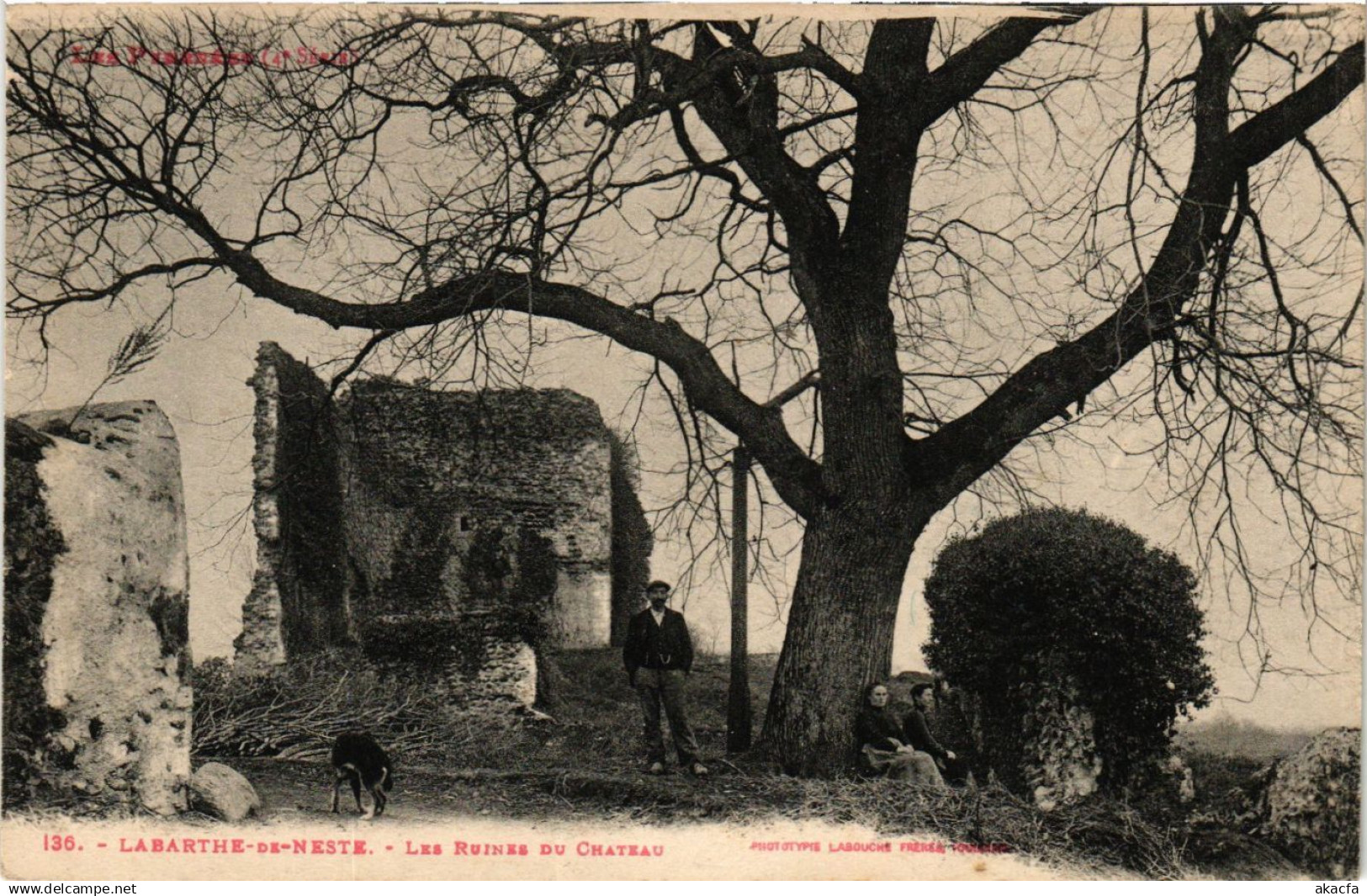 CPA LABARTHE de NESTE Les Ruines du Chateau (414995)