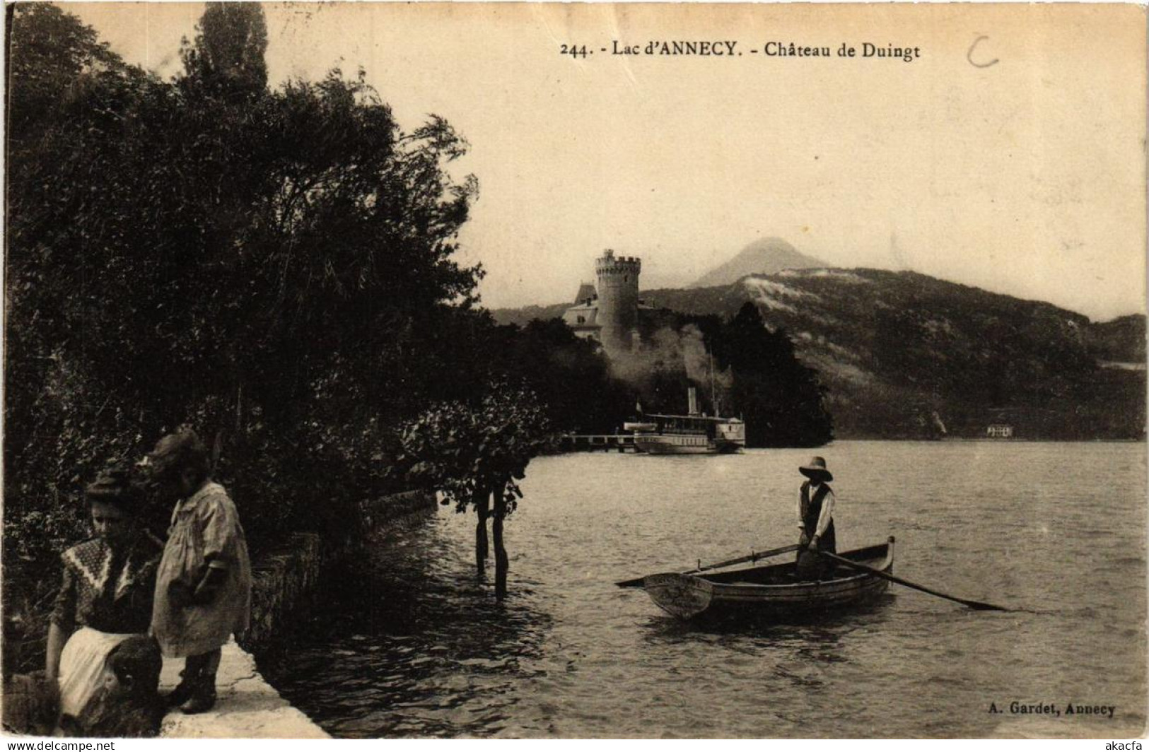CPA Lac d'ANNECY Chateau de DUINGT (618446)