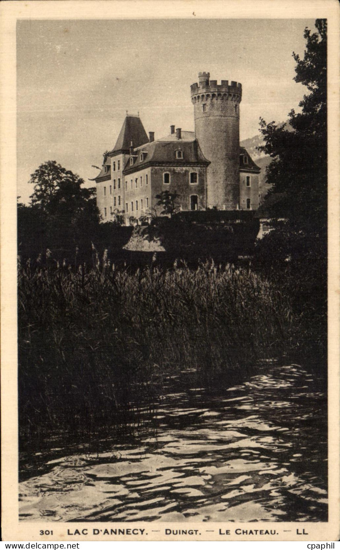 CPA Lac D'Annecy Duingt Le Chateau