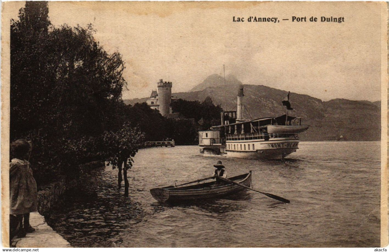 CPA Lac d'ANNECY - Port de DUINGT (439361)
