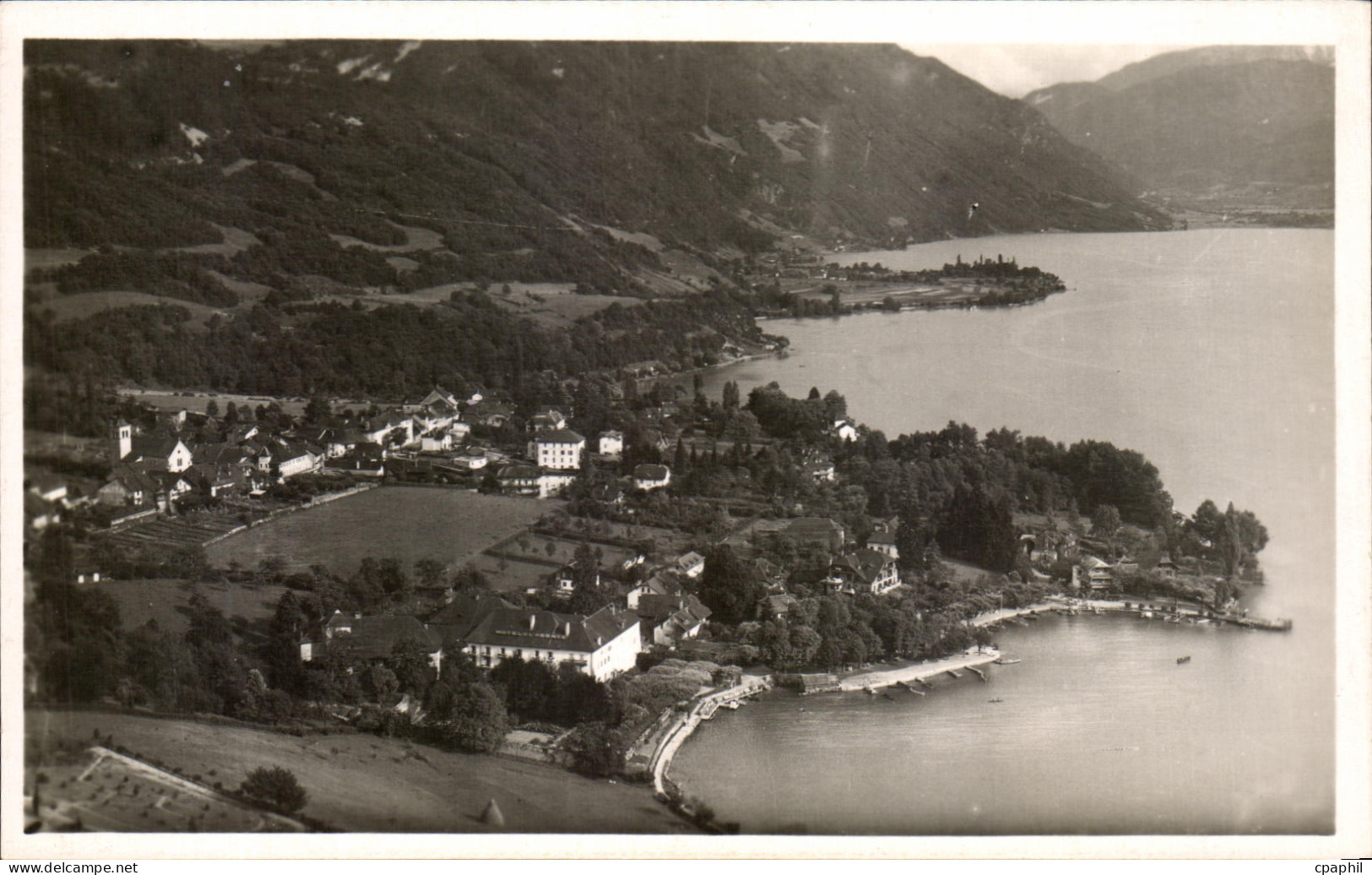 CPA Lac d'Annecy Talloires Vue Generale