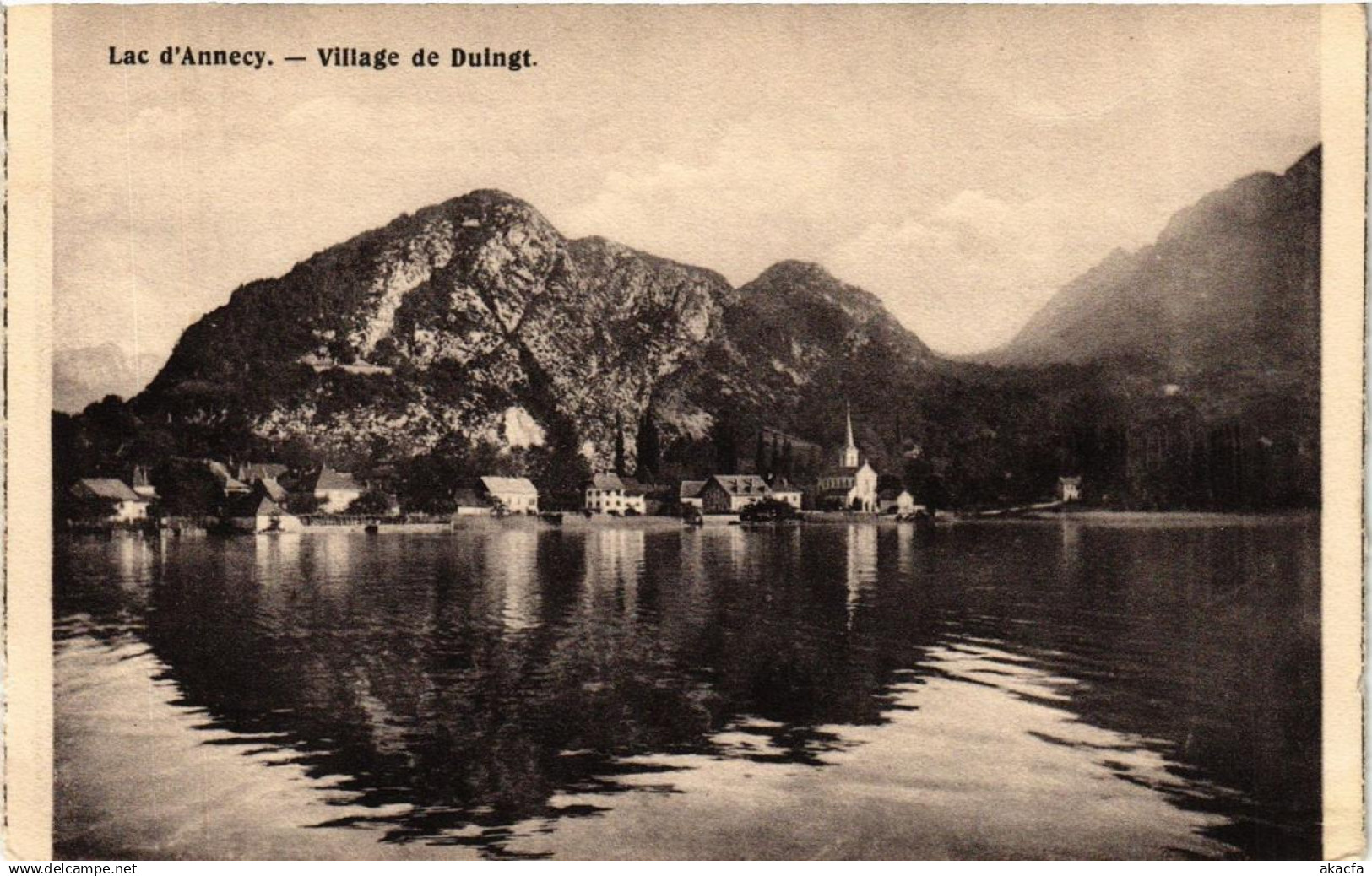 CPA Lac d'ANNECY Village de DUINGT (618454)