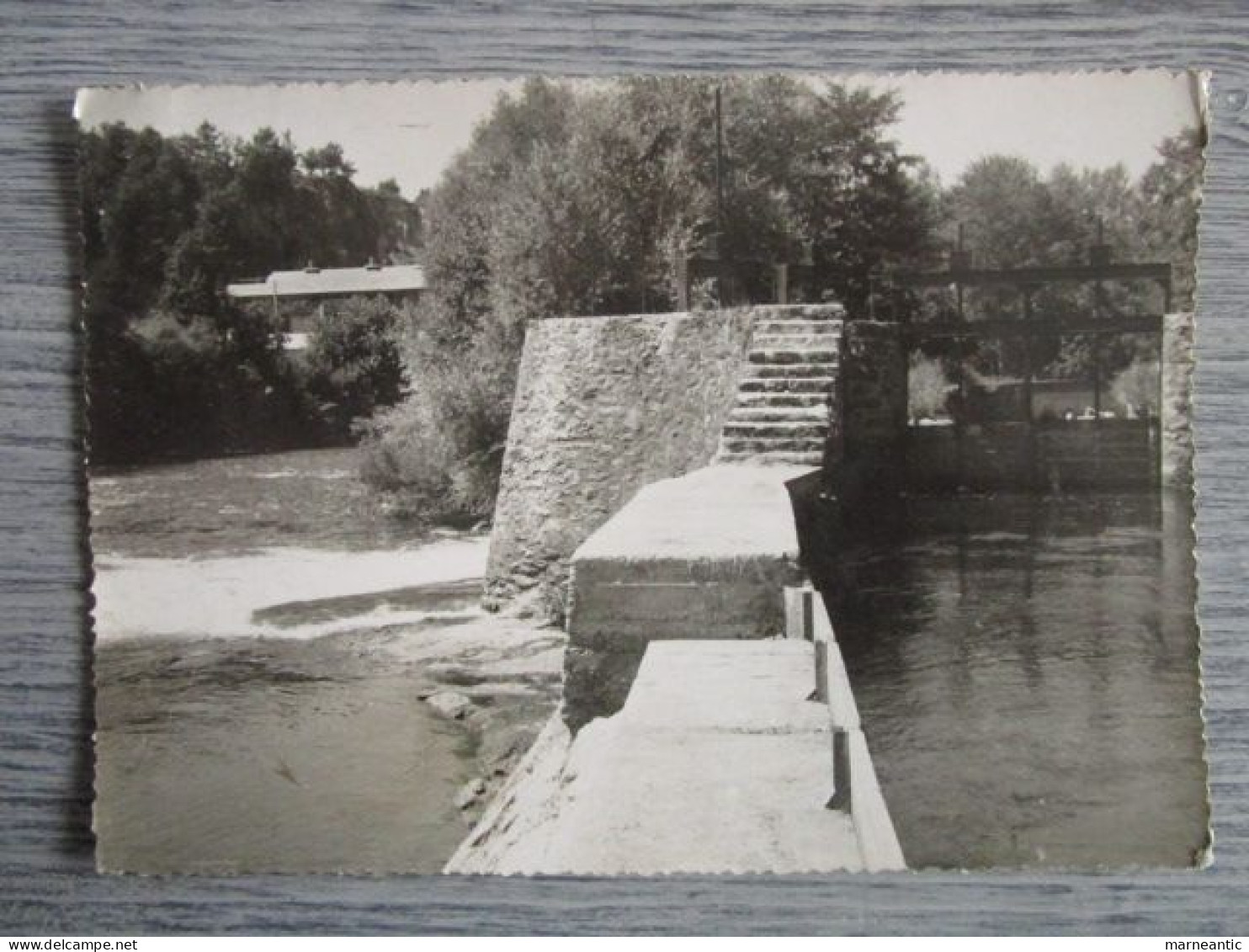 Cpa Lacave (09) canal d'amenée de l'usine hydroélectrique