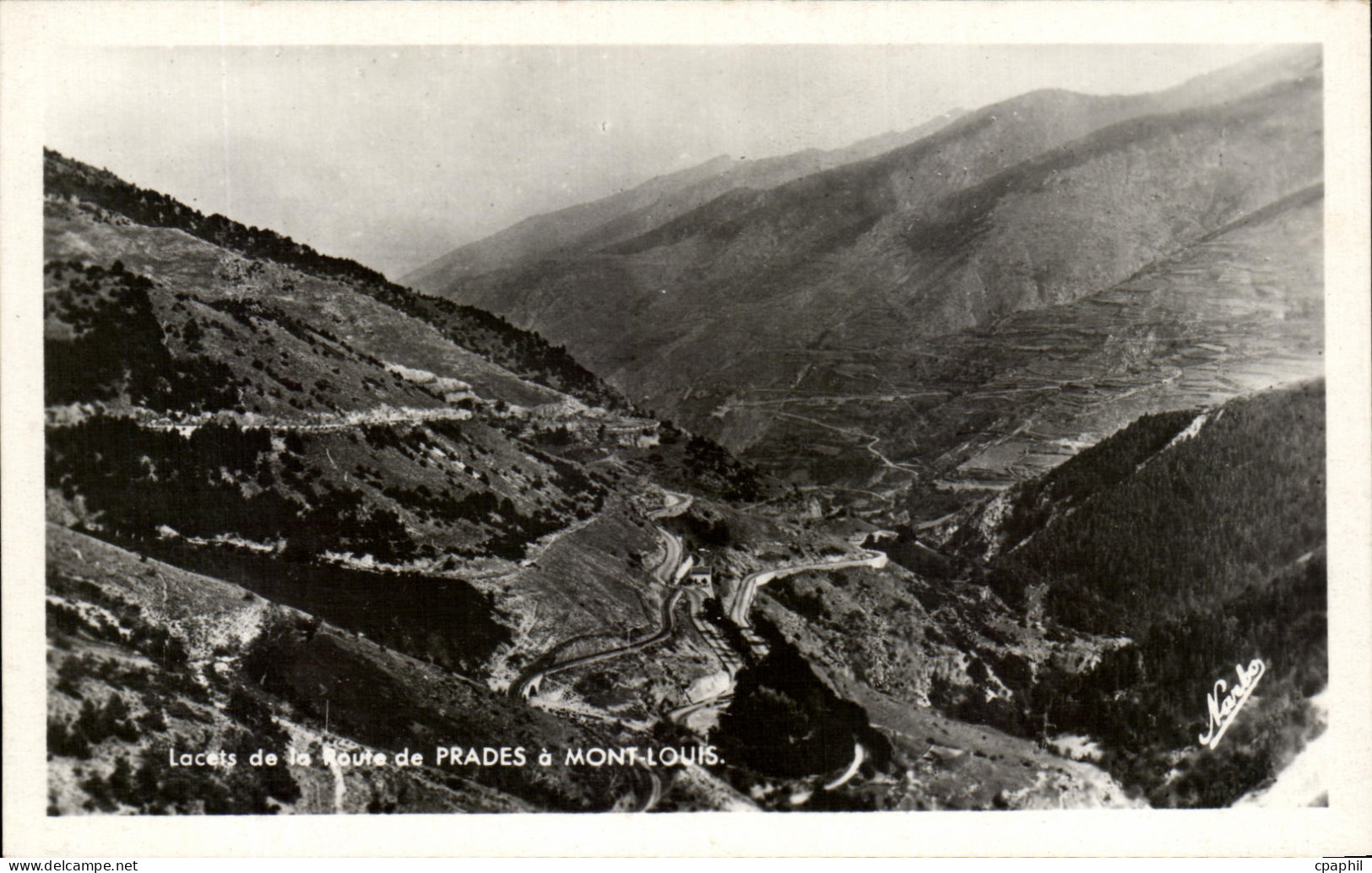 CPA Lacets de la Route de Prades a Mont Louis
