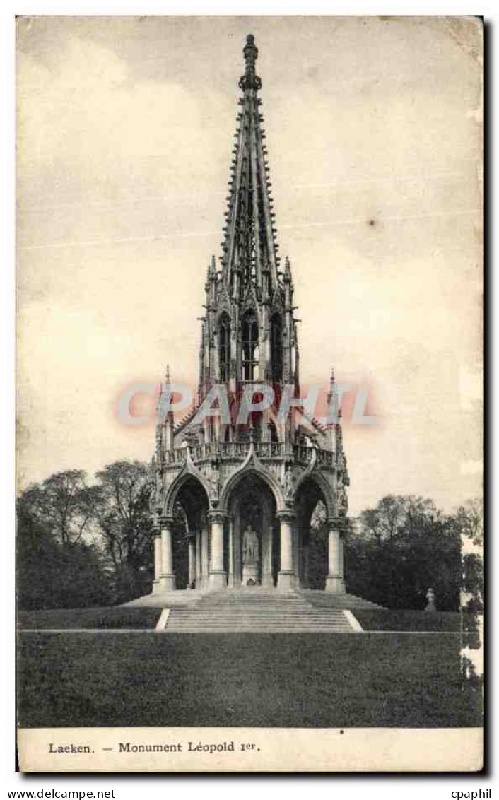 CPA Laeken Monument Leopold 1er