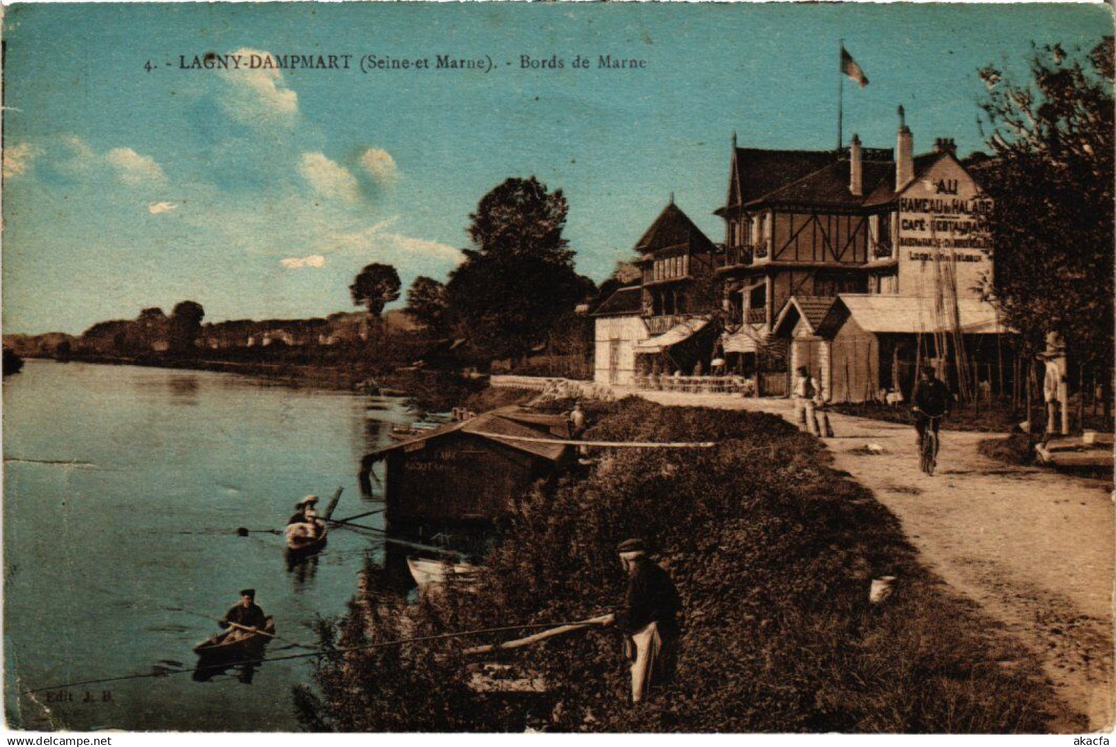CPA LAGNY-sur-MARNE DAMPMART - Bords de Marne (1329724)