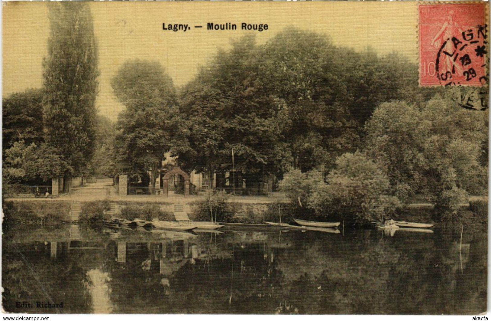 CPA LAGNY-sur-MARNE Moulin Rouge (1299805)