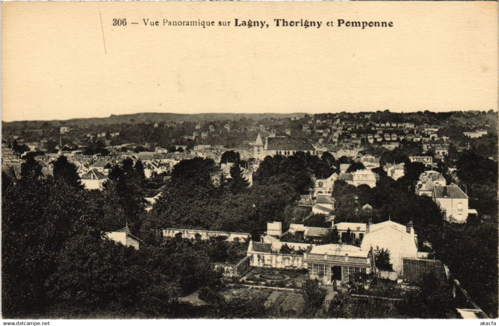 CPA LAGNY-sur-MARNE THORIGNY-sur-MARNE - POMPONNE - Vue Panoramique (1320268)