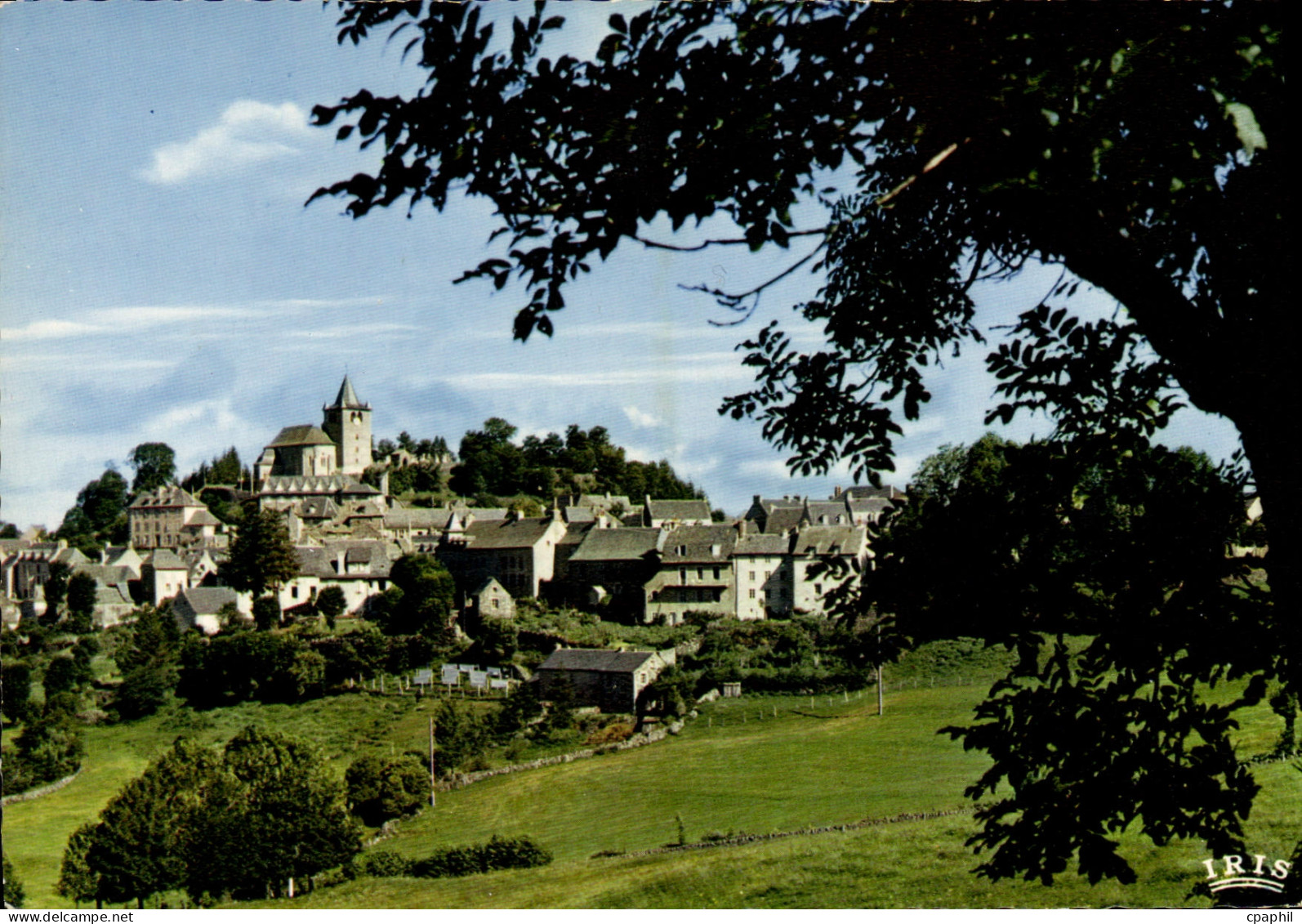 CPA Laguiole Aveyron Vue generale