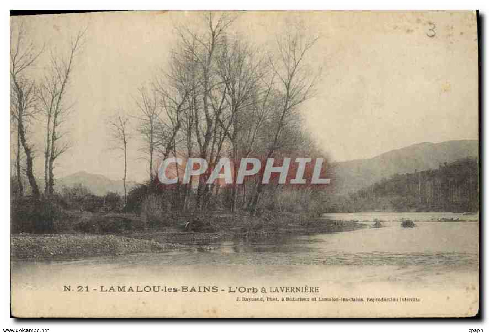 CPA Lamalou les Bains L'Orb a Laverniere