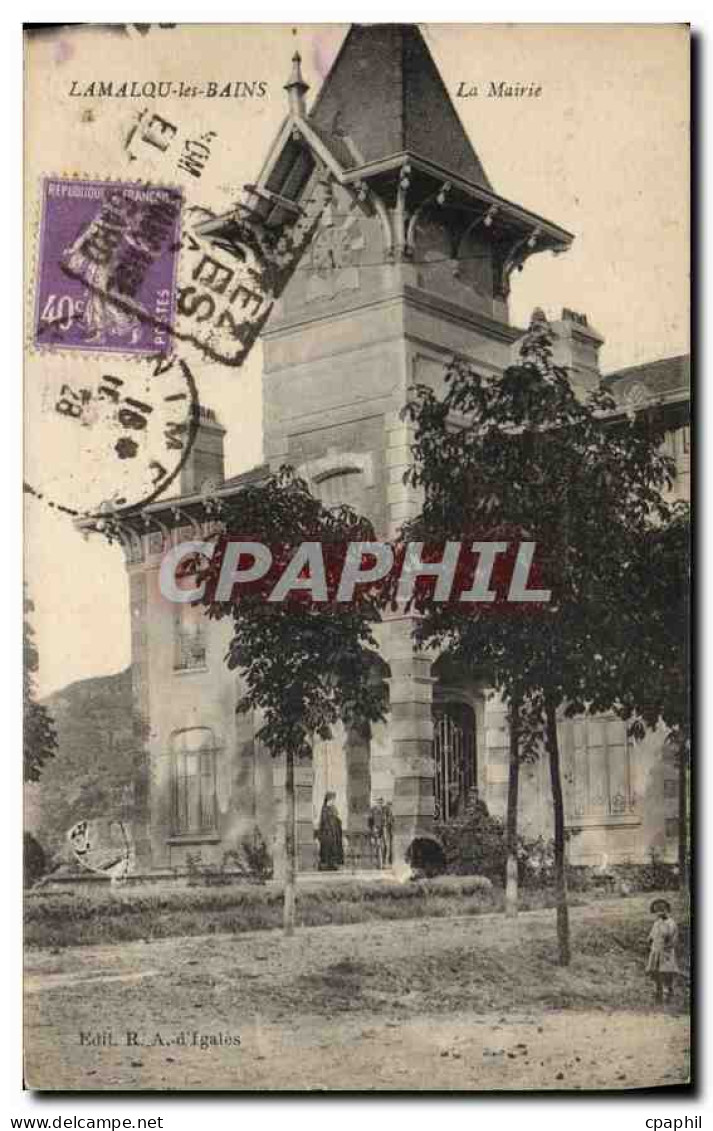 CPA LAMALOU les BAINS La Mairie