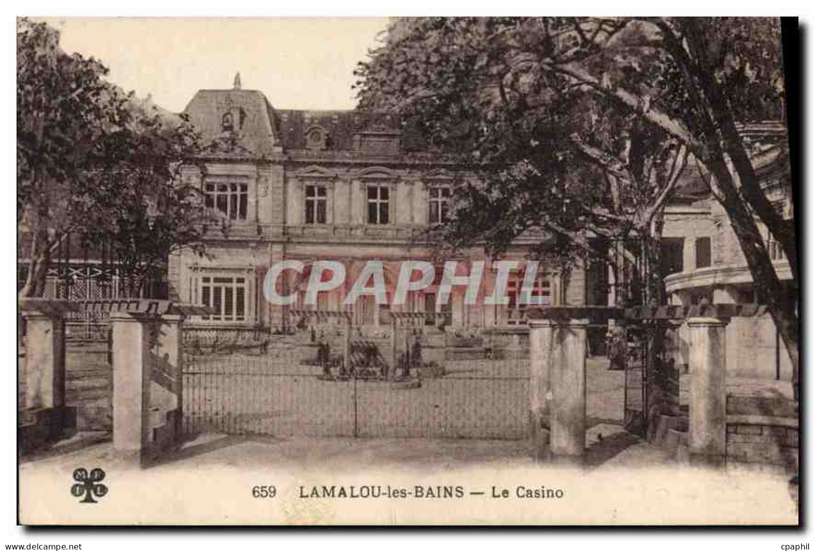 CPA LAMALOU les BAINS Le Casino