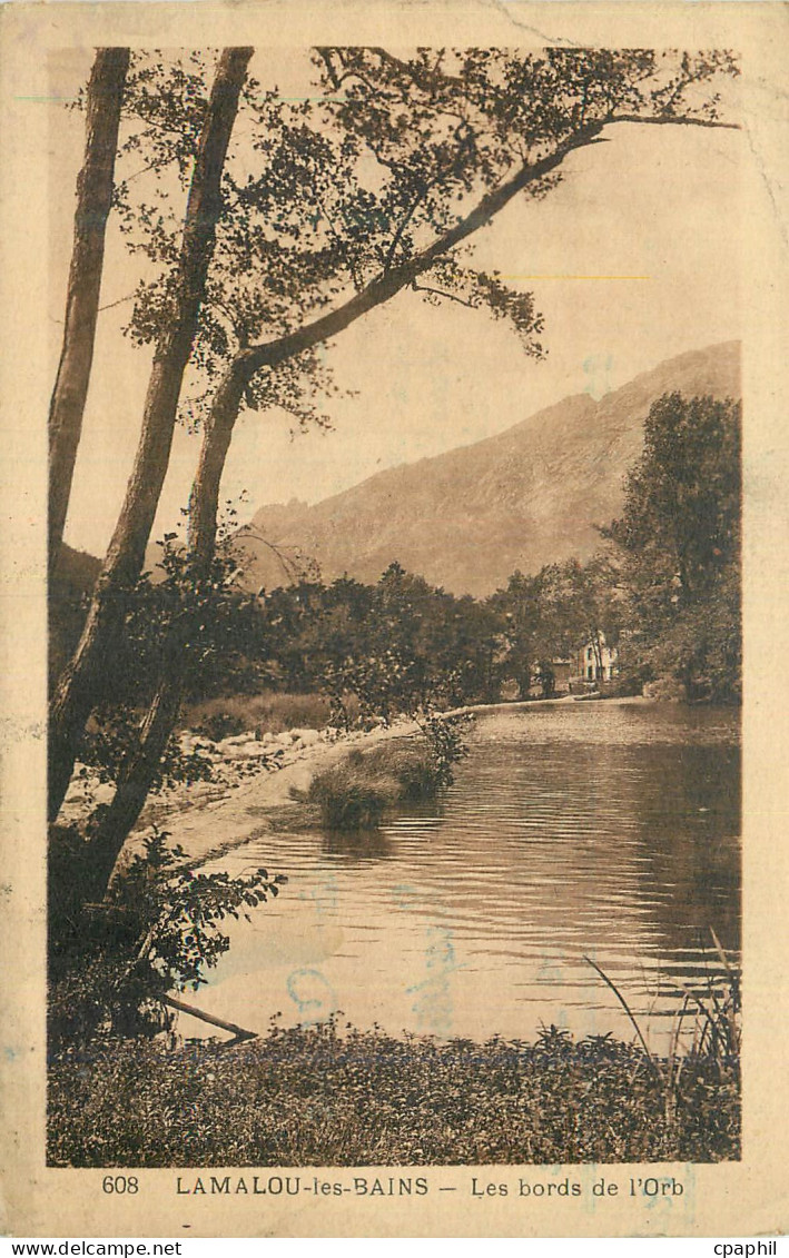 CPA Lamalou les Bains Les Bords de L'Orb