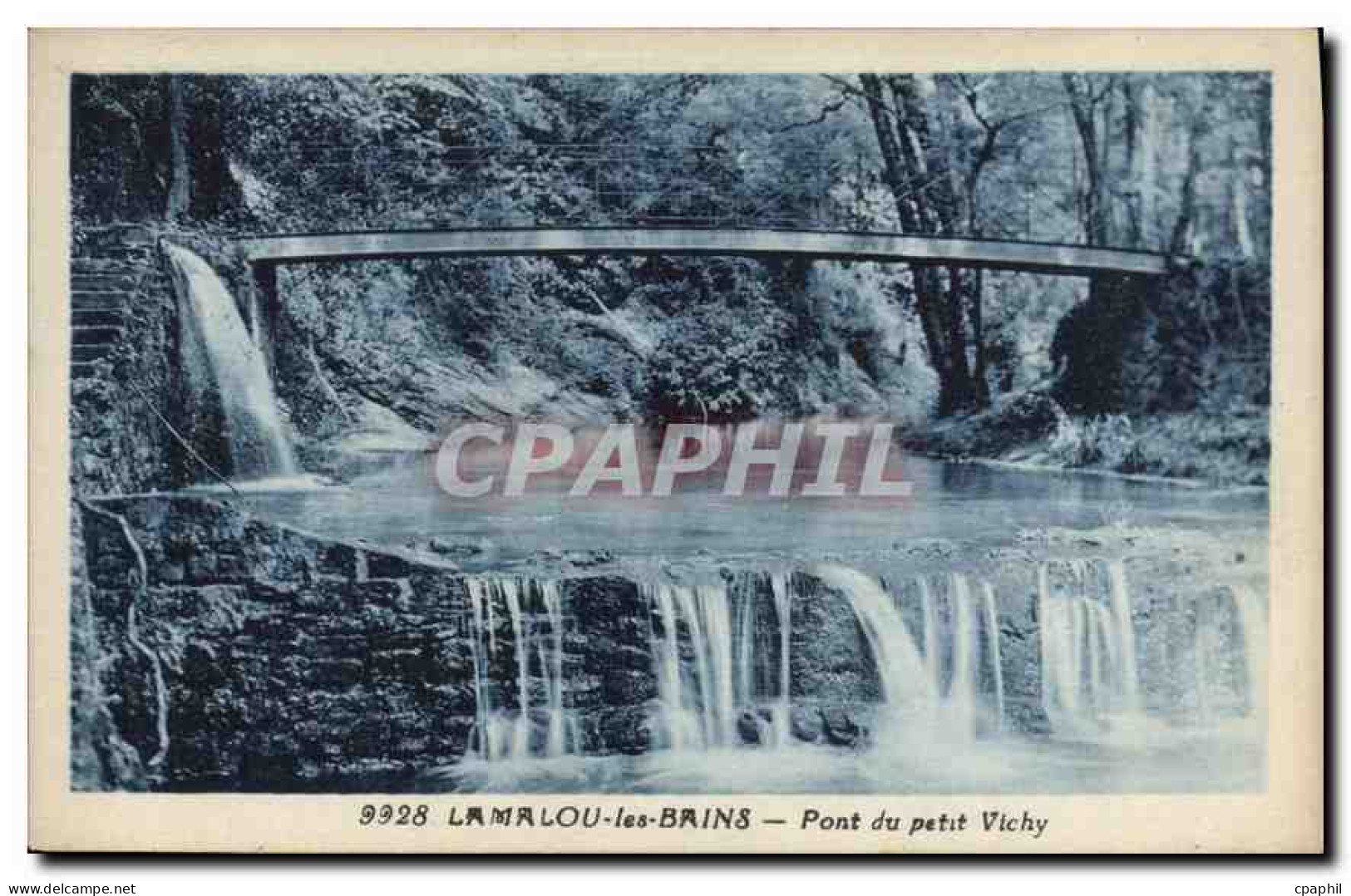 CPA Lamalou les Bains Pont du petit Vichy