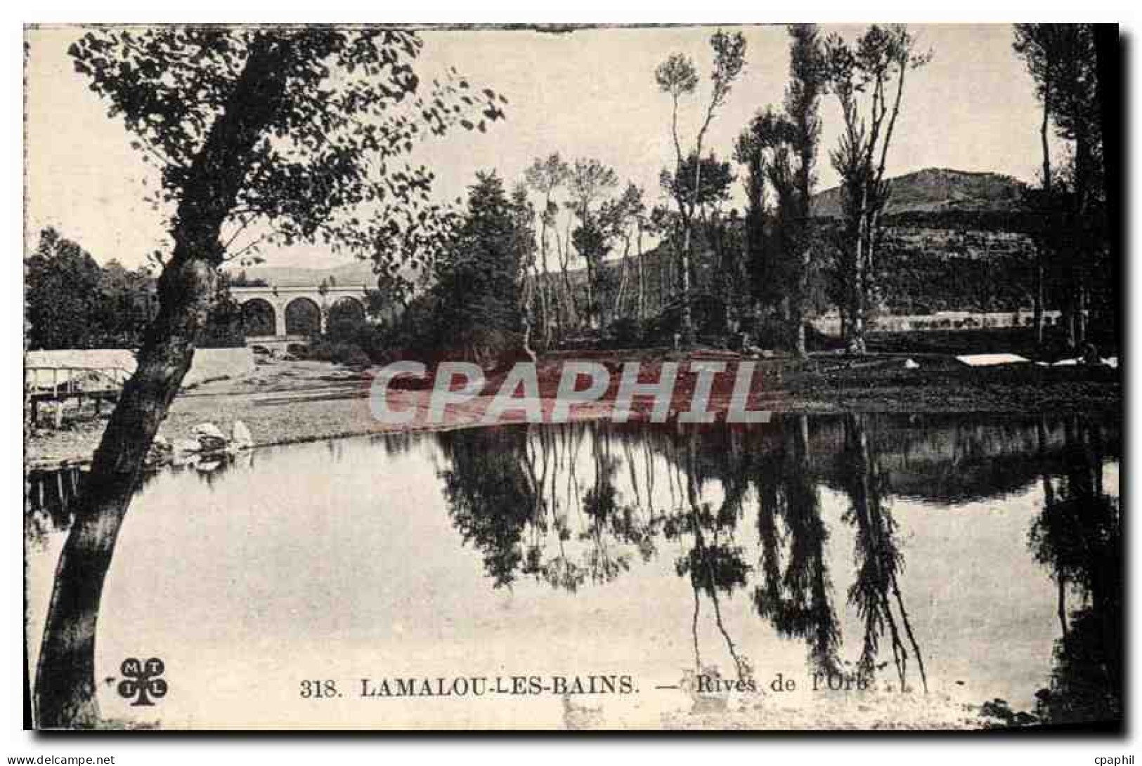 CPA LAMALOU LES BAINS Rives de L'Orb