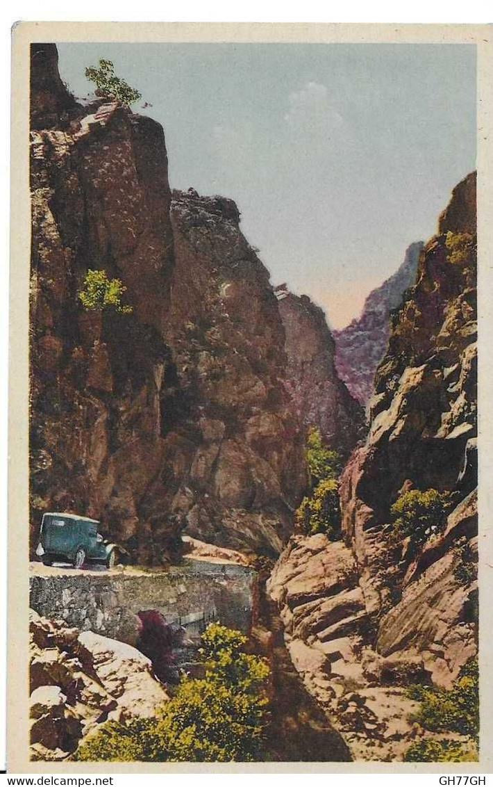 CPA LAMALOU-LES-BAINS série "L'Hérault illustré" -gorges d'Héric