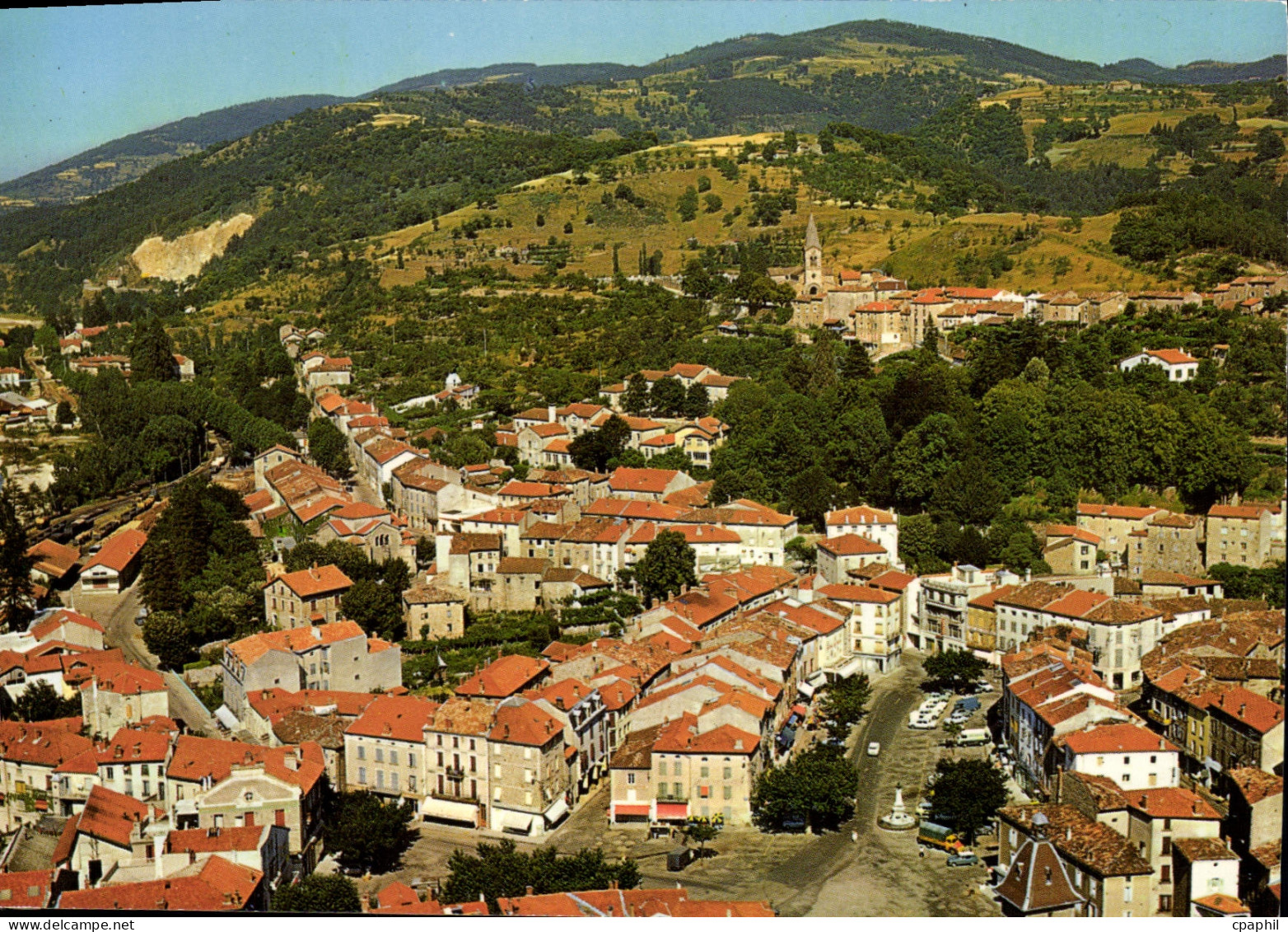 CPA Lamastre Ardeche Centre touristique important du Vivarais Vue generale