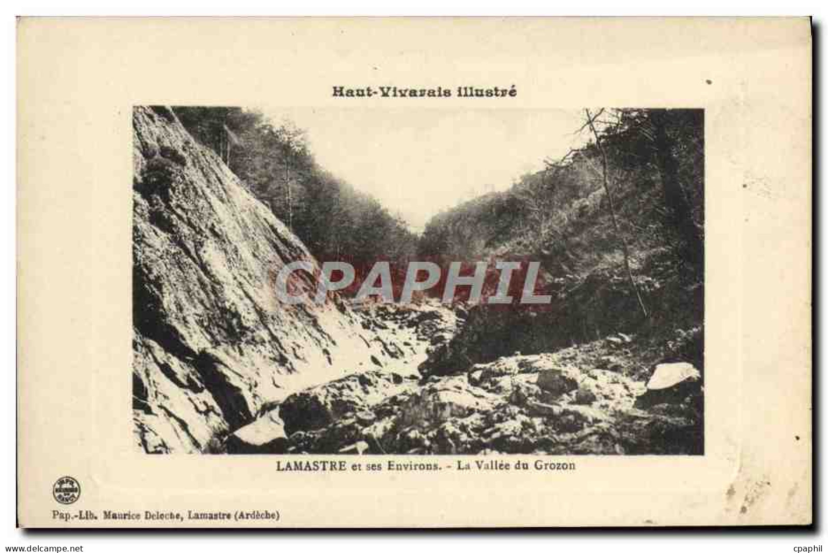 CPA Lamastre Et Ses Environs La Vallee Du Grozon