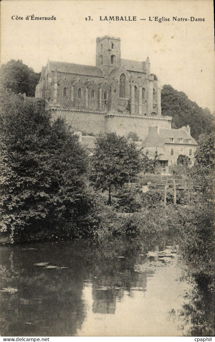 CPA LAMBALLE église