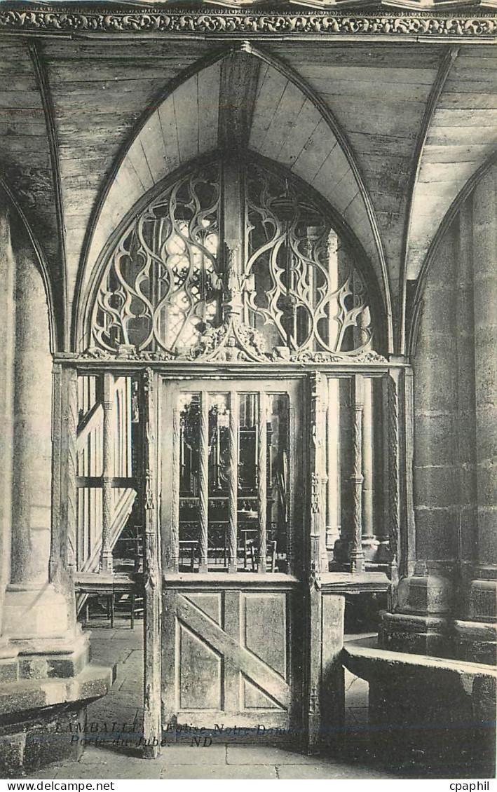 CPA Lamballe Eglise Notre Dame