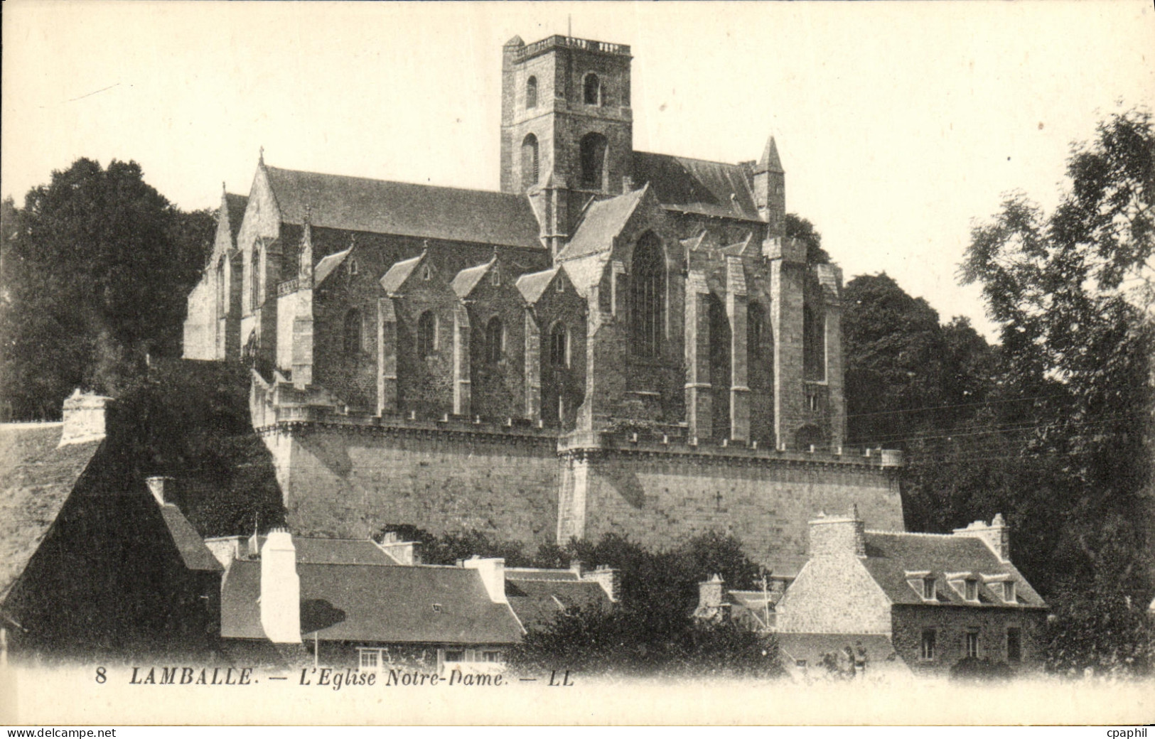 CPA Lamballe L Eglise Notre Dame