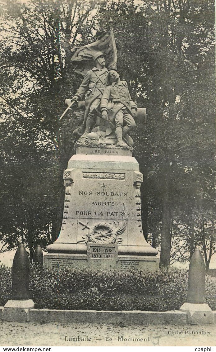 CPA Lamballe Le Monument