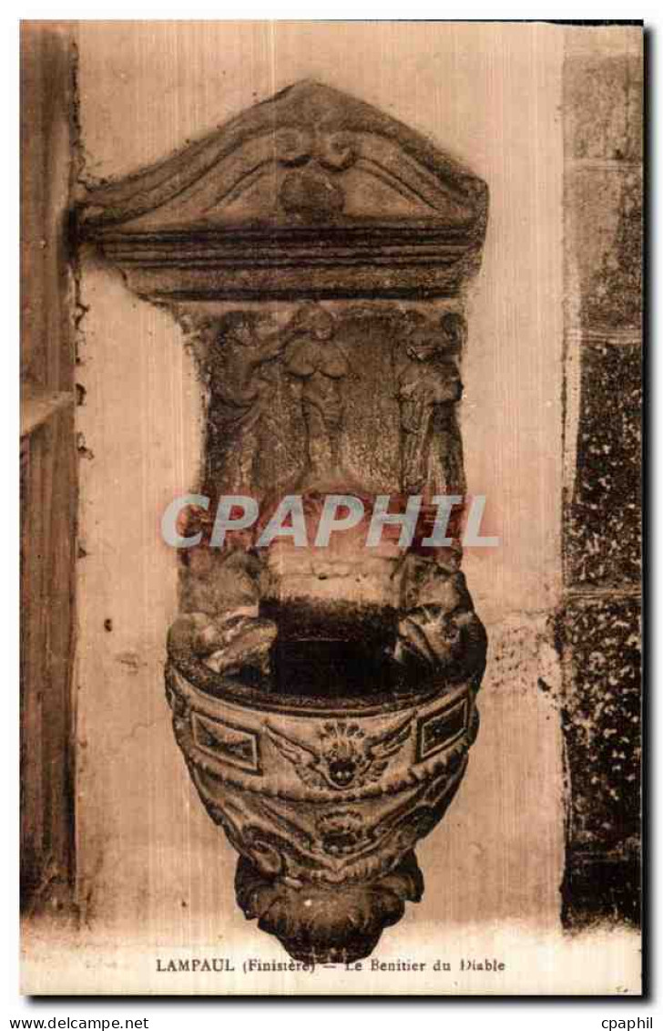 CPA Lampaul (Finistere) Le Benitier du Diable