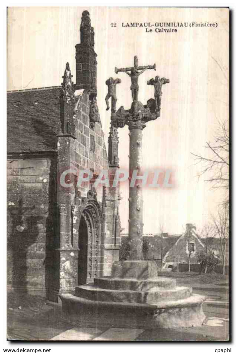 CPA Lampaul Gumiliau (Finistere) Le Calvaire