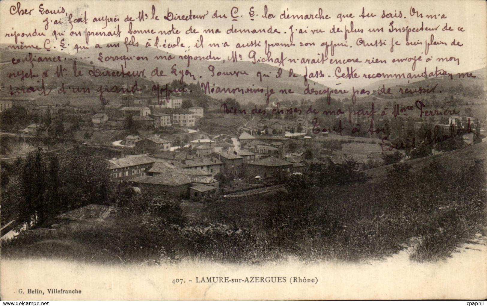 CPA Lamure sur Azergues