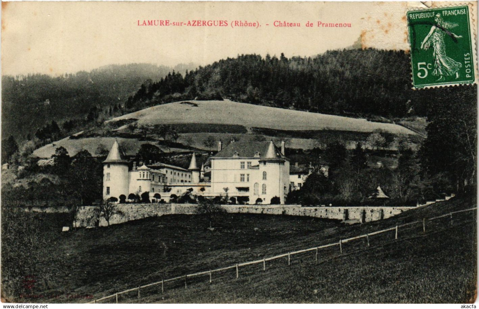 CPA LAMURE sur AZERGUES - Chateau de Pramenou (367756)
