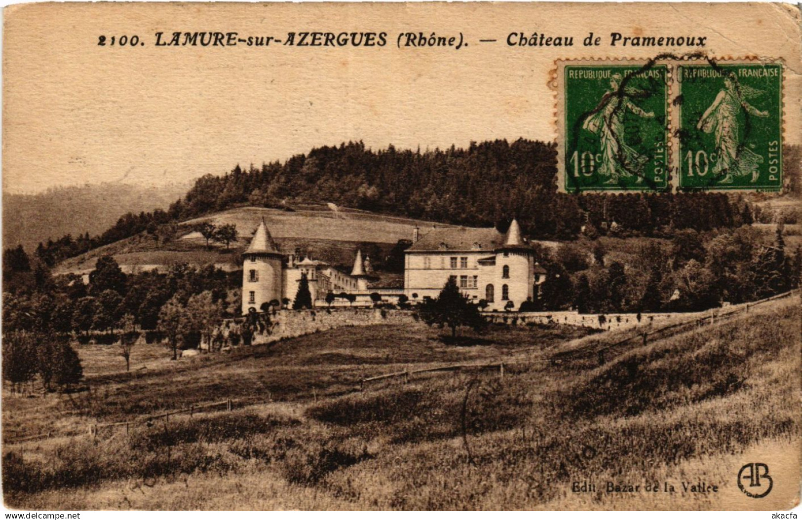 CPA LAMURE sur AZERGUES - Chateau de Pramenoux (367459)