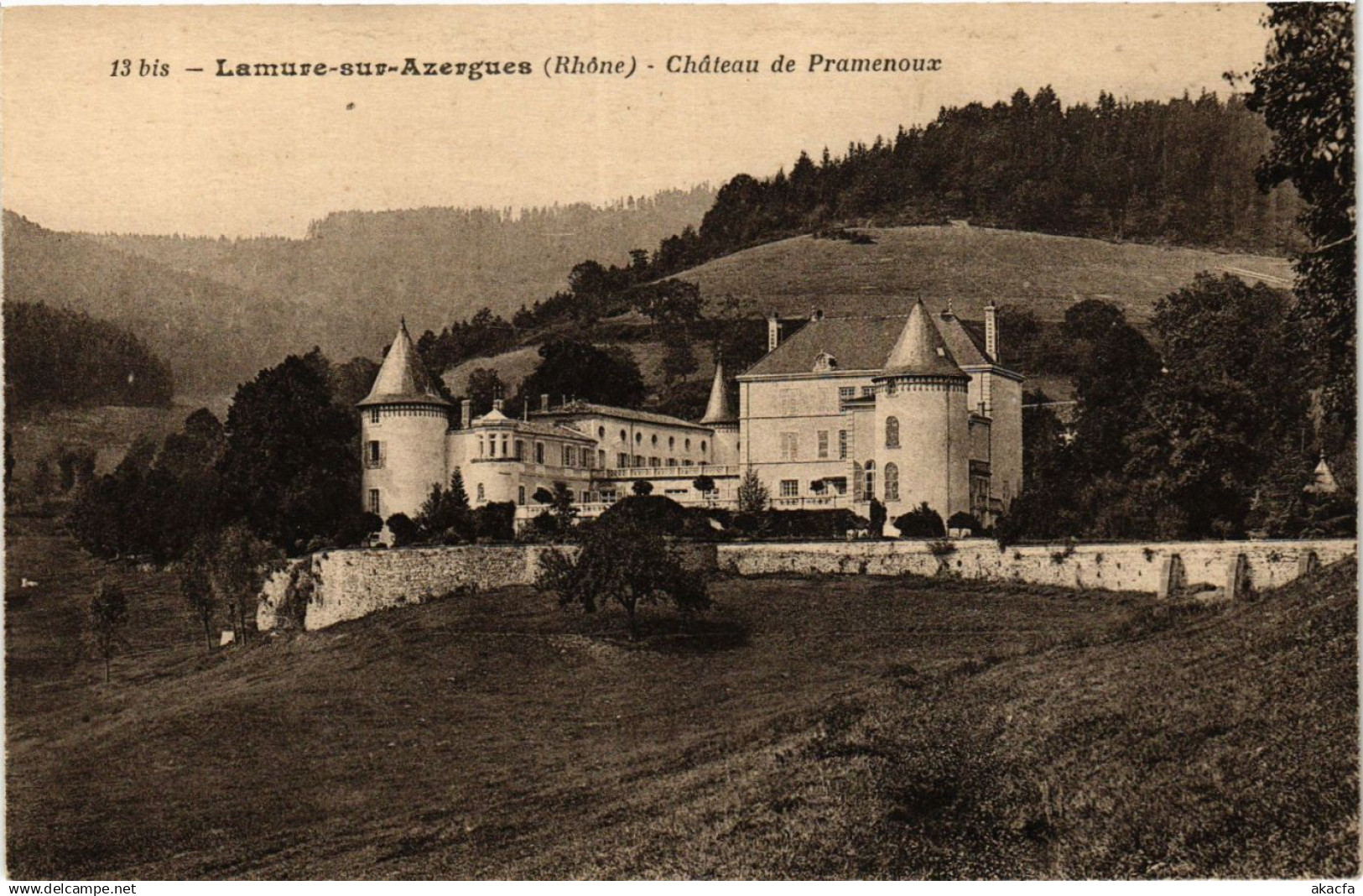 CPA LAMURE sur AZERGUES - Chateau de Pramenoux (367744)