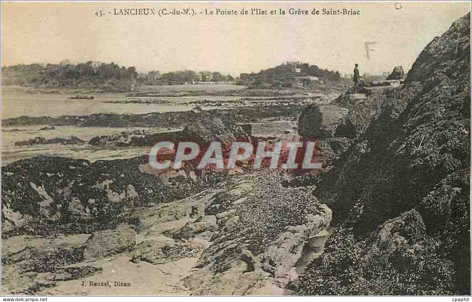 CPA Lancieux C du N La Pointe de l'Ilet et la Greve de Saint Briac