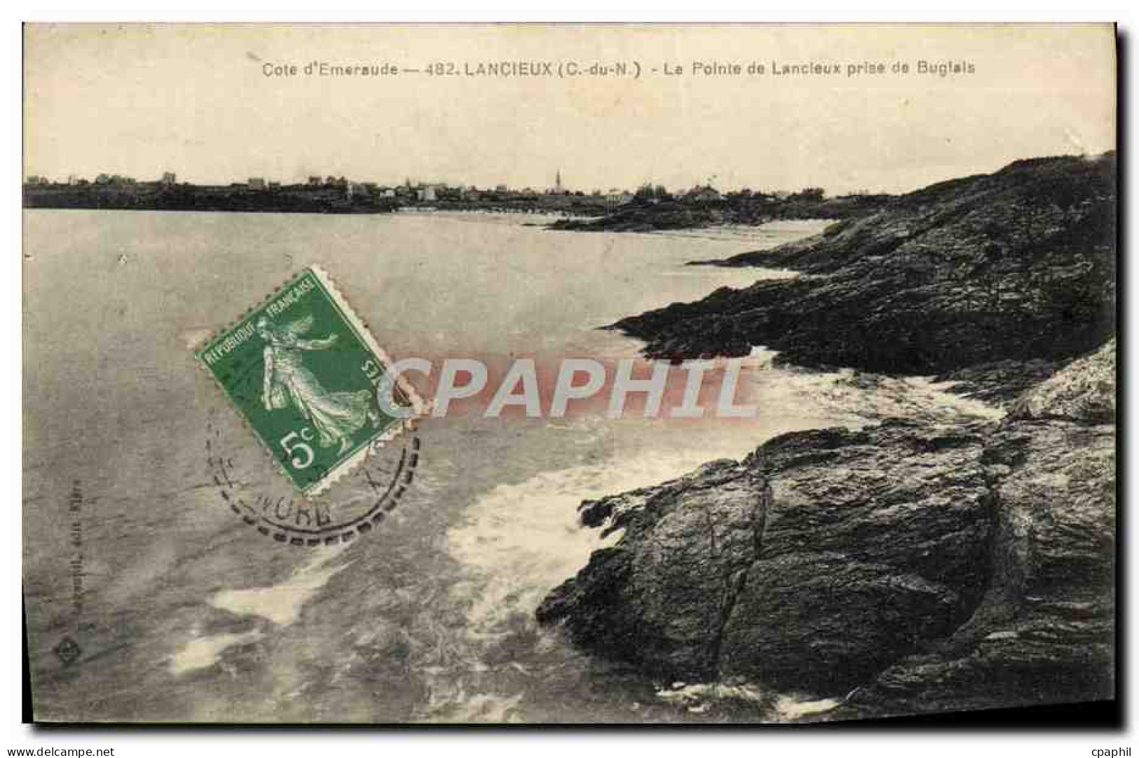 CPA Lancieux La Pointe de Lancieux prise de Buglais