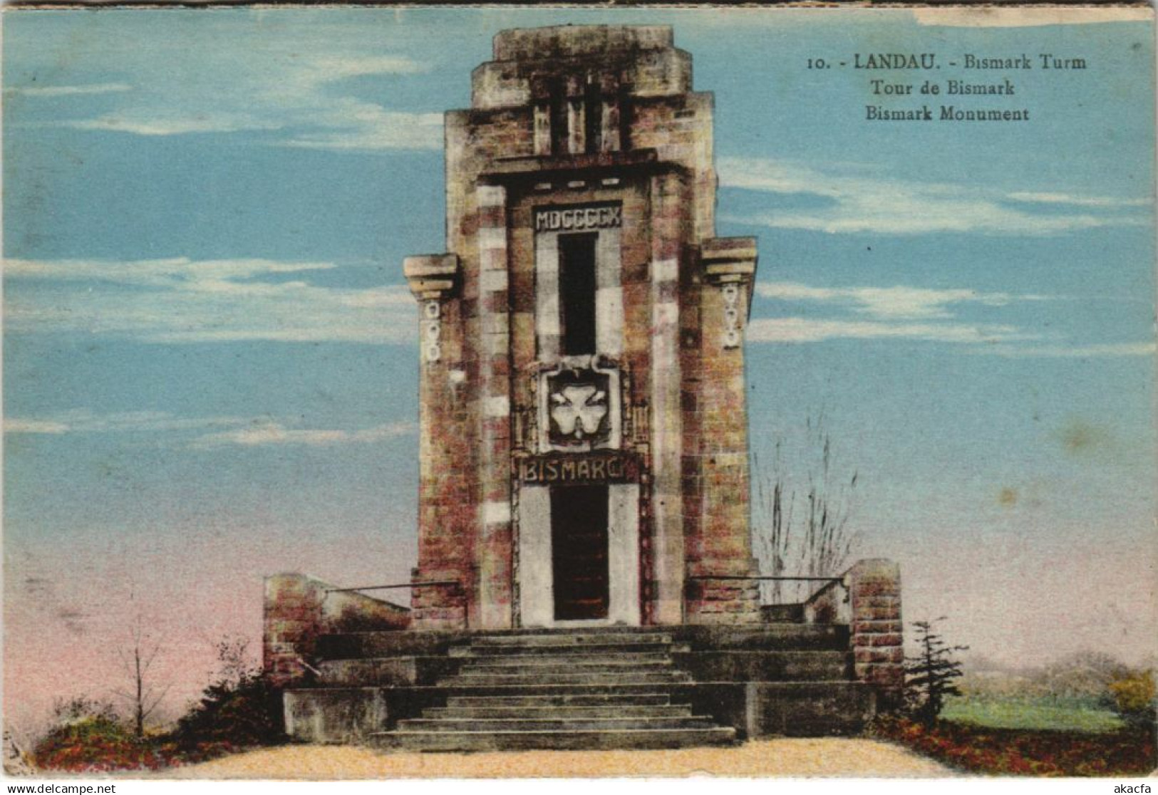 CPA Landau Bismark Turm GERMANY (1125438)