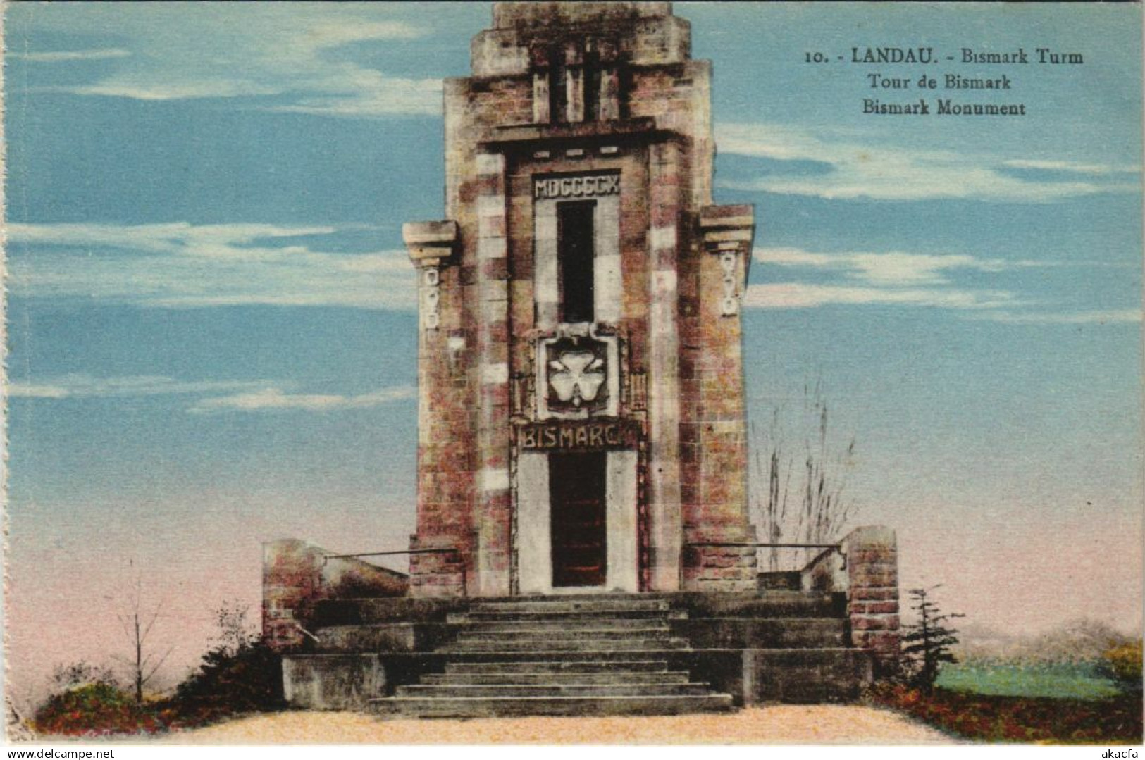 CPA Landau Bismark Turm GERMANY (1125743)