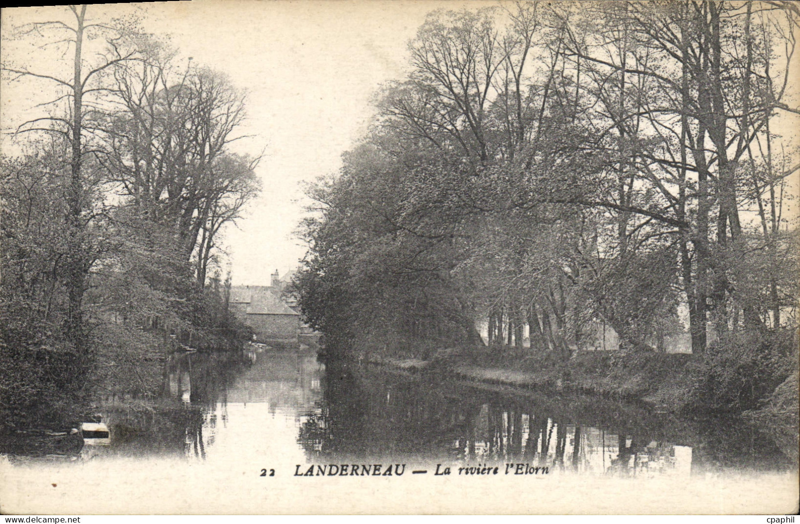 CPA Landerneau La Riviere I'Elorn