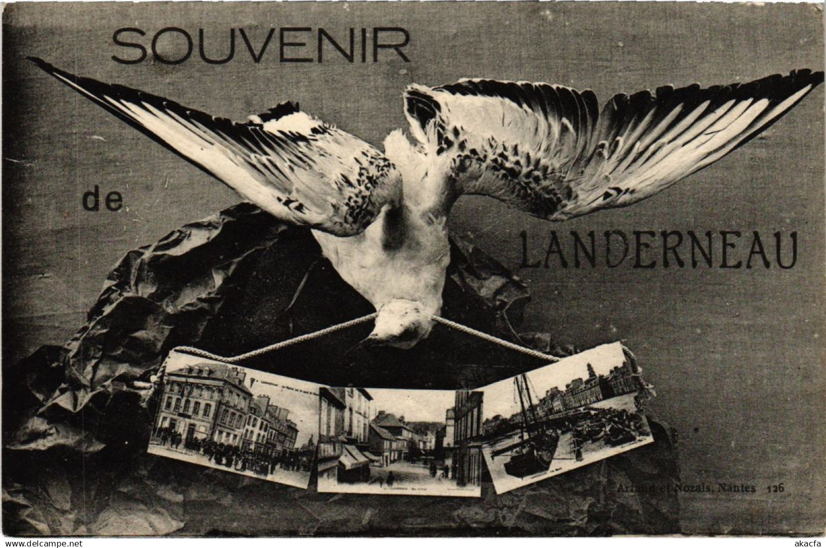 CPA Landerneau- souvenir FRANCE (1026719)