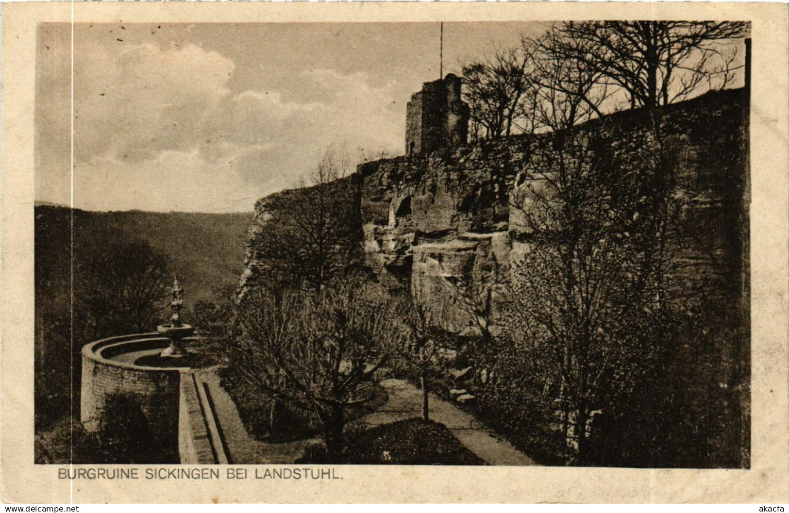 CPA LANDSTUHL - Burgruine Sickingen bei LANDSTUHL GERMANY (914162)