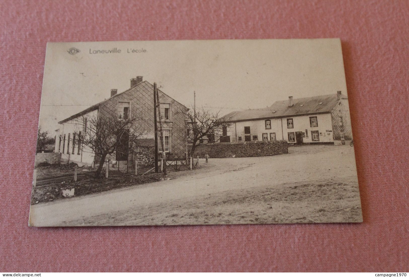 CPA - LANEUVILLE ( LIBRAMONT CHEVIGNY SAINTE MARIE ) - L'ECOLE ( 1937 )