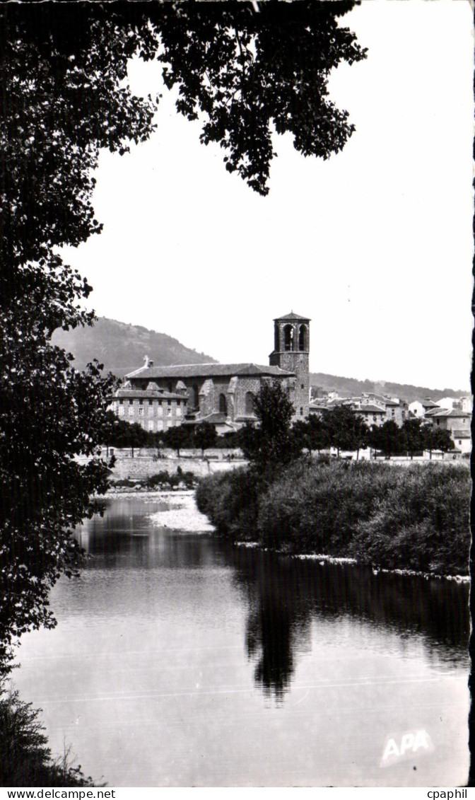 CPA Langeac L Eglise vue de I ll d Amour