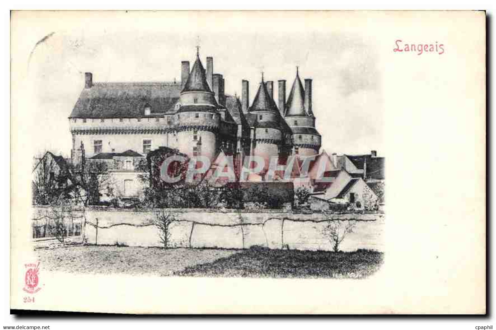CPA Langeais Château