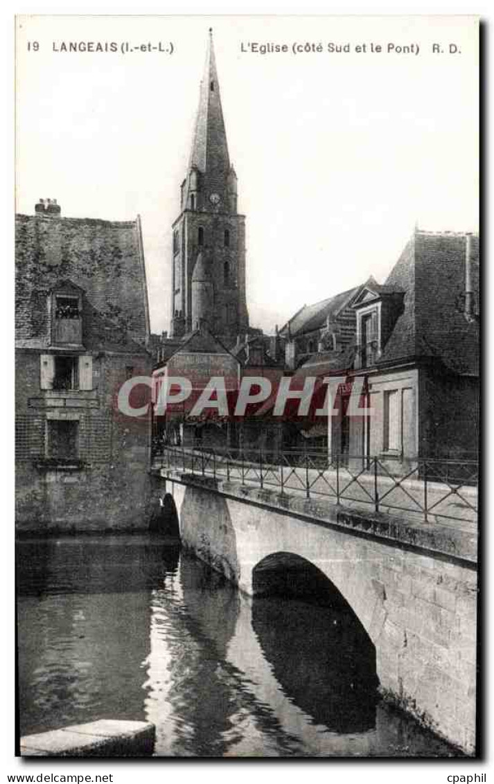 CPA Langeais L Eglise