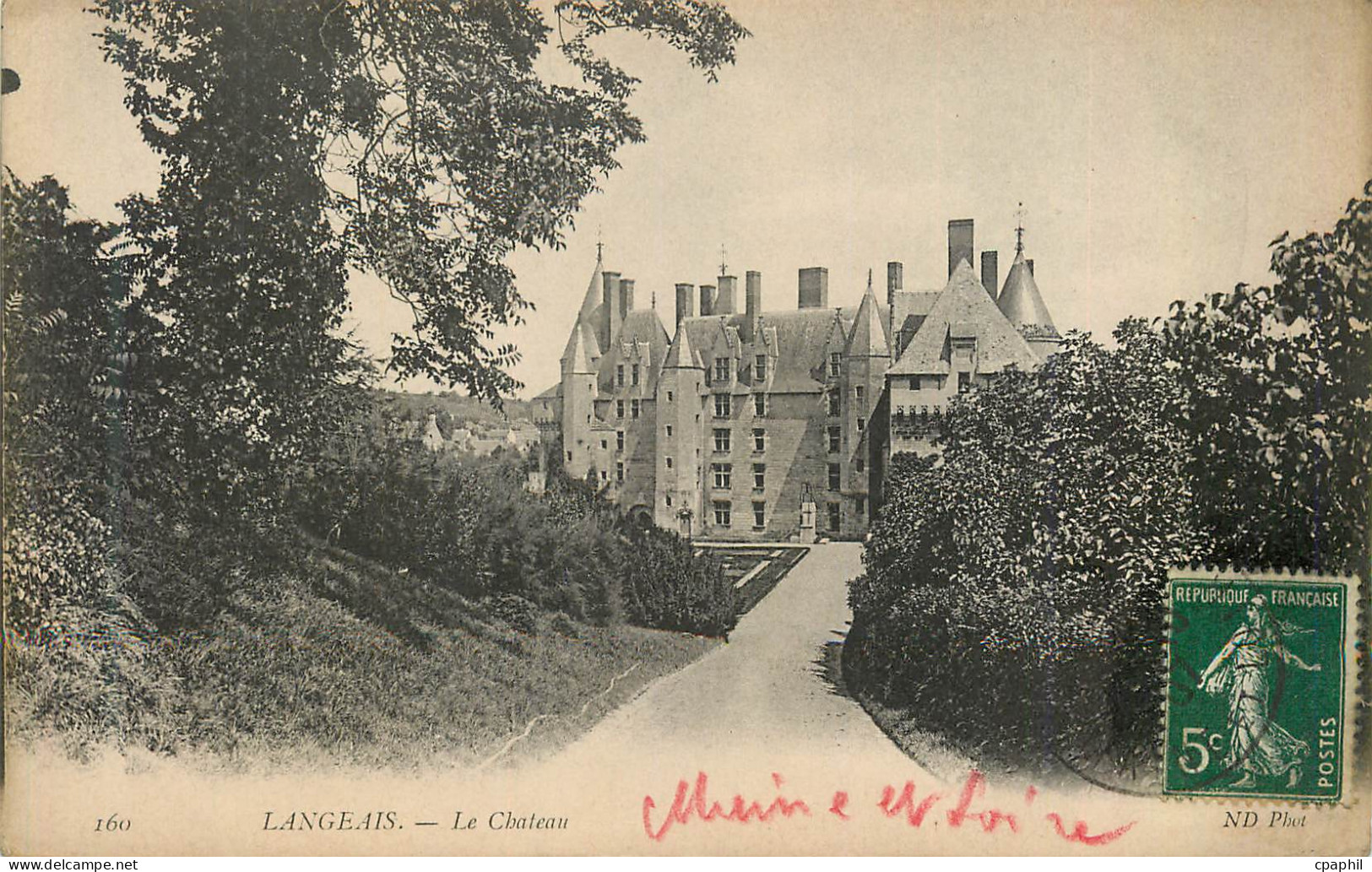 CPA Langeais Le Chateau