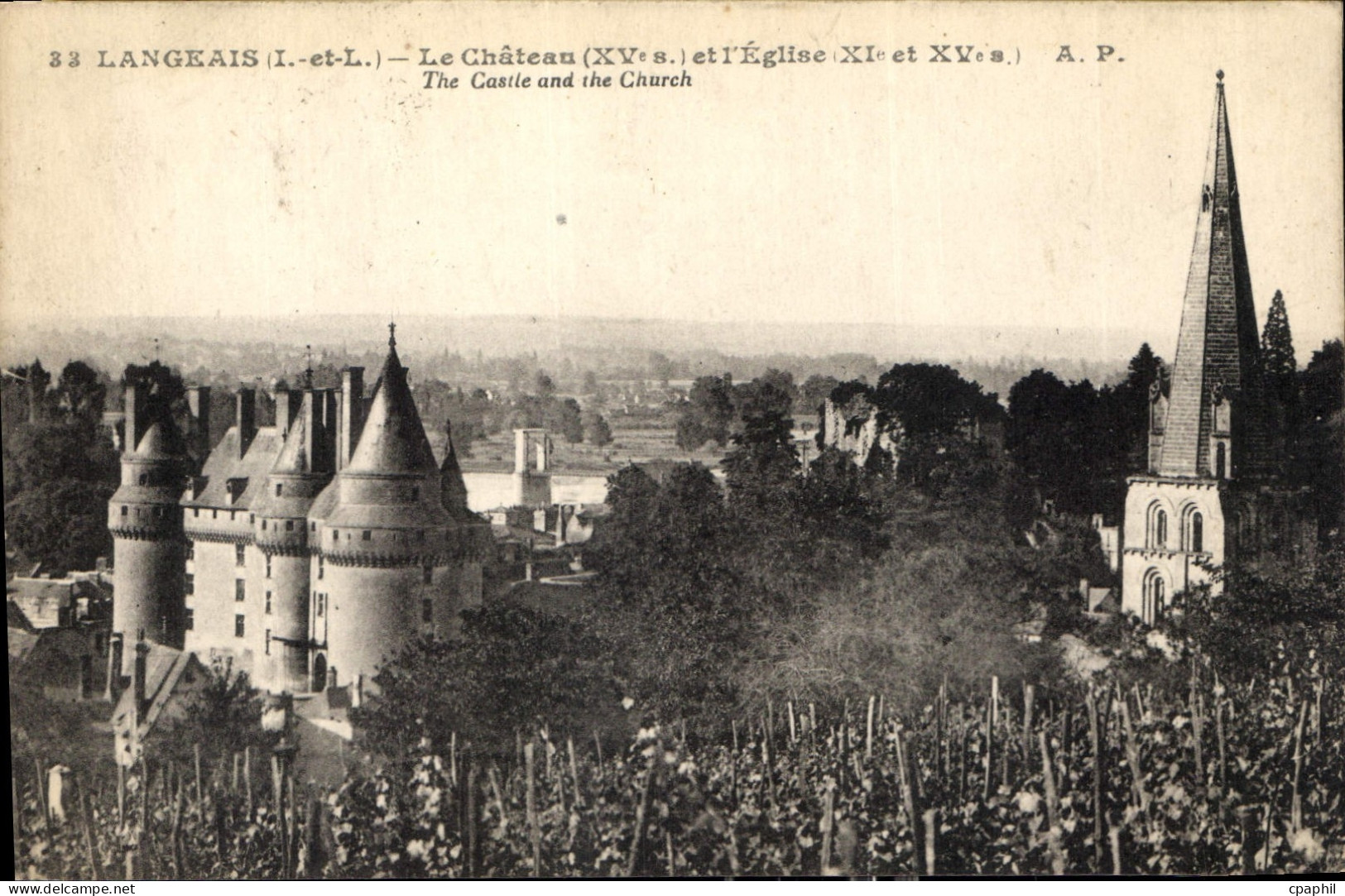 CPA Langeais Le Chateau