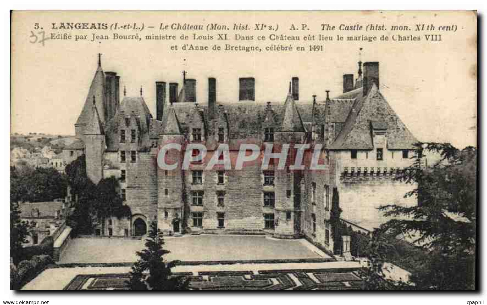 CPA Langeais Le Chateau
