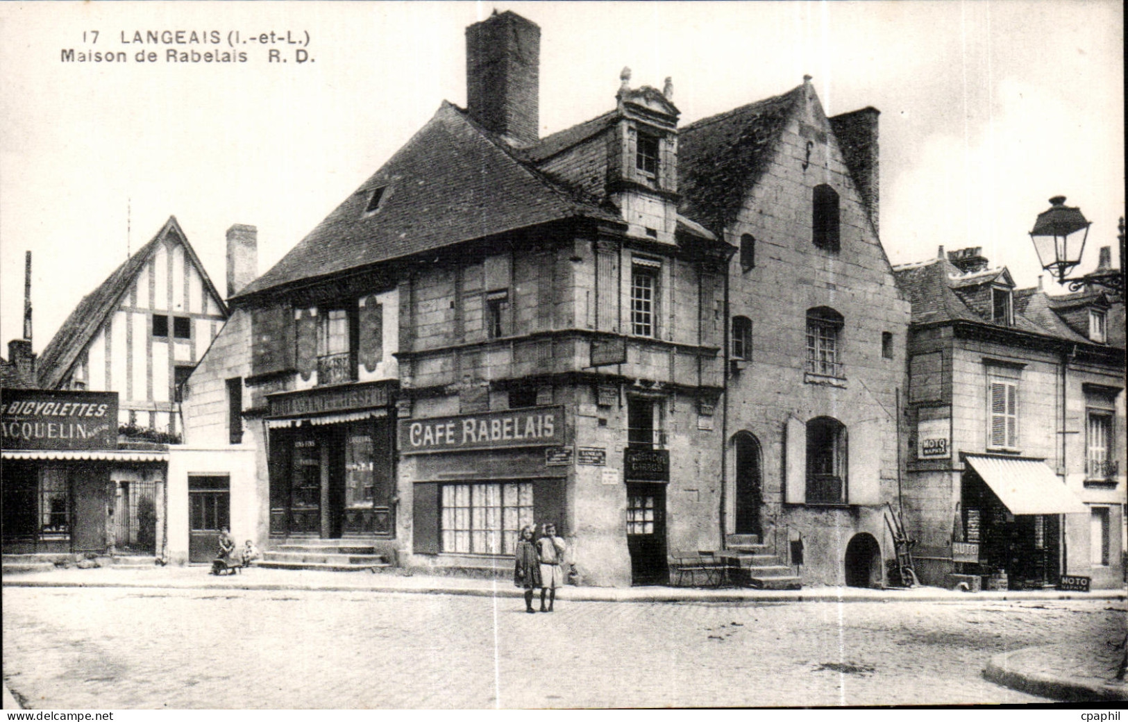 CPA Langeais Maison de Rabelais
