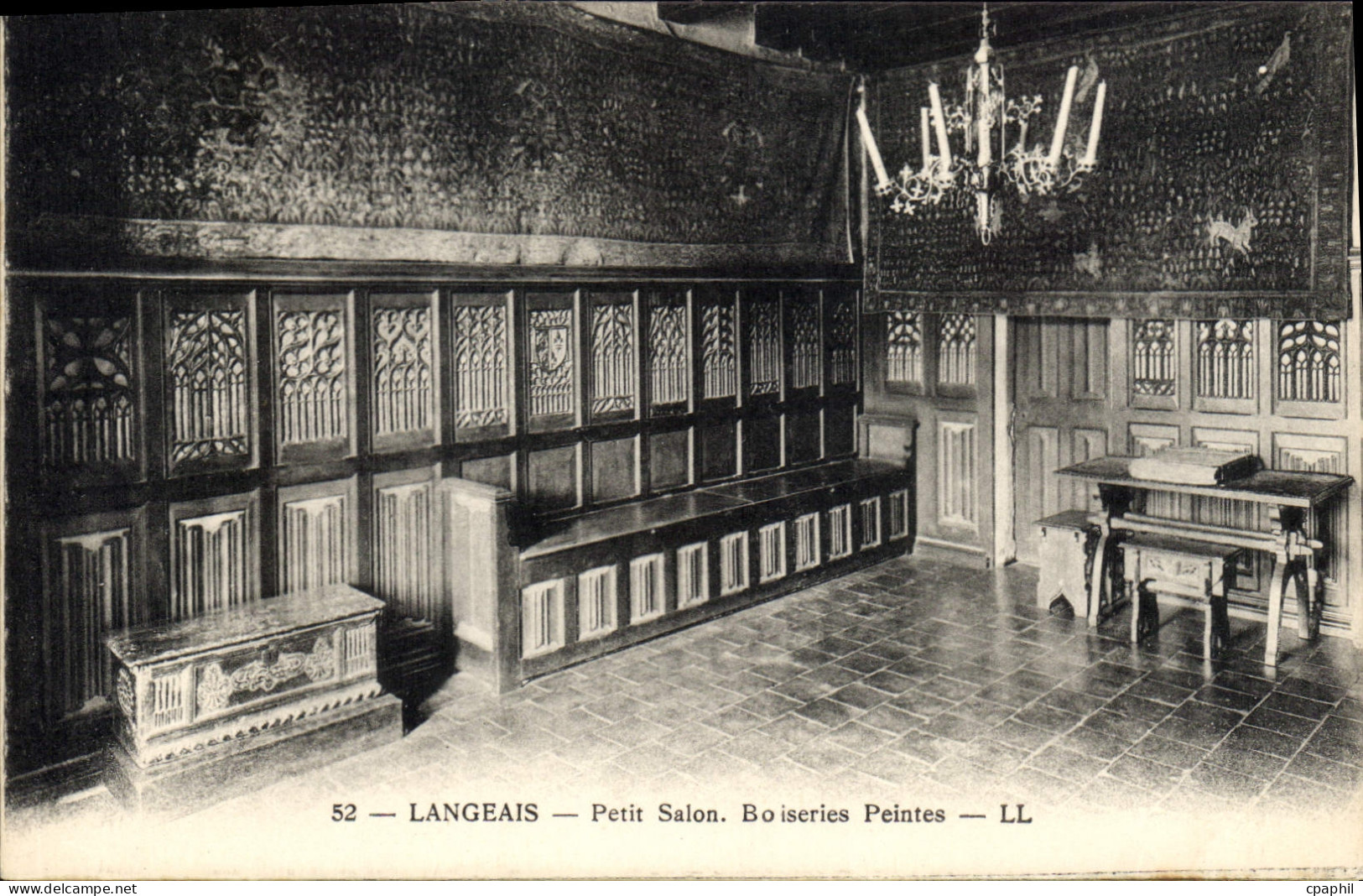 CPA Langeais Petit Salon