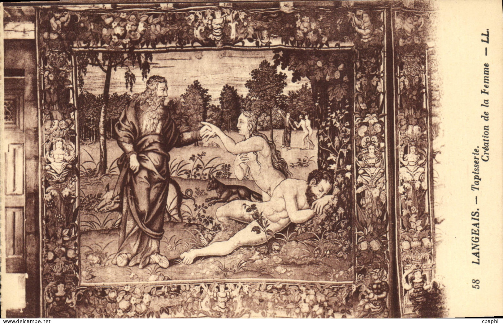 CPA Langeais Tapisserie