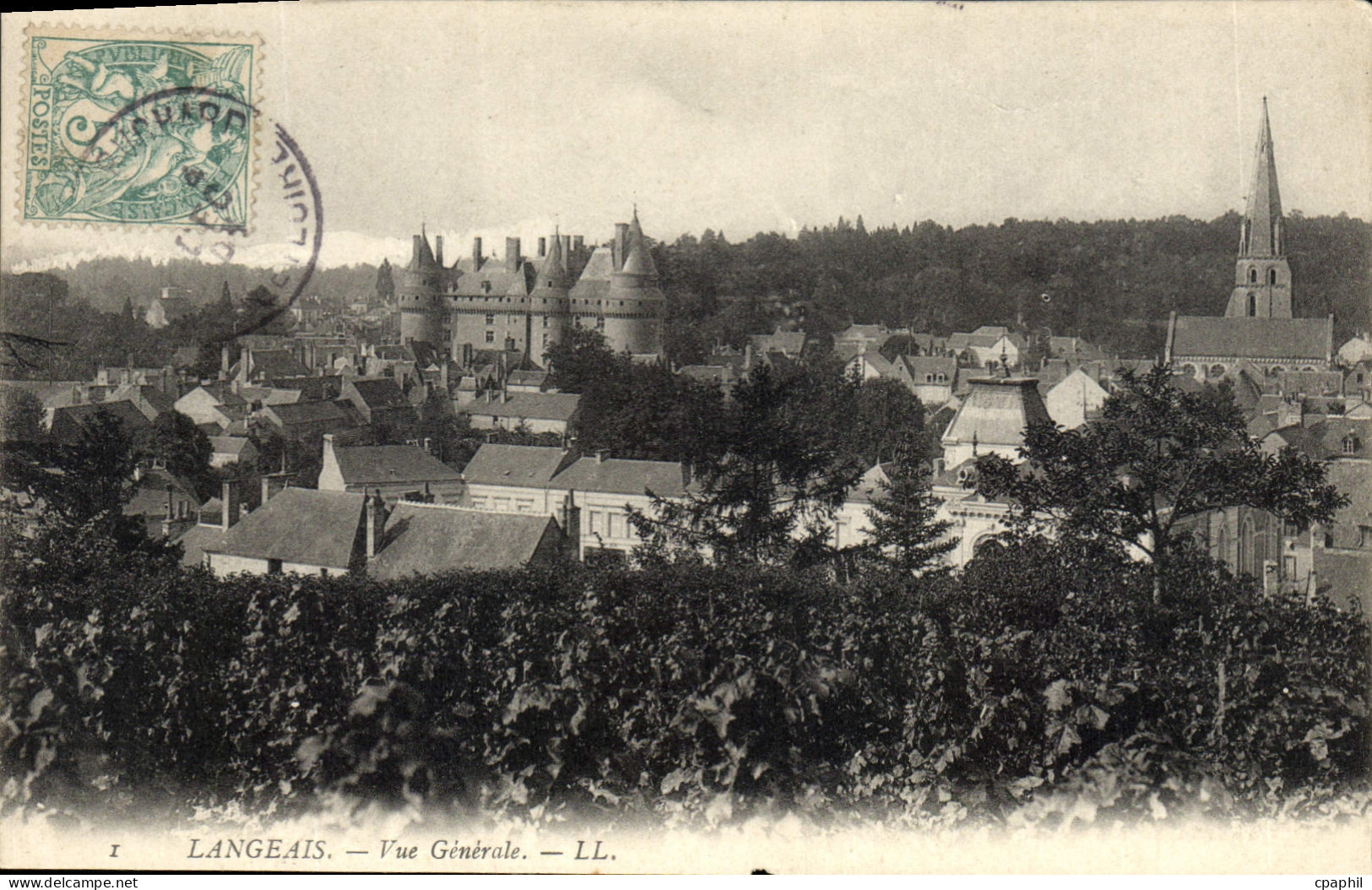 CPA Langeais Vue Generale